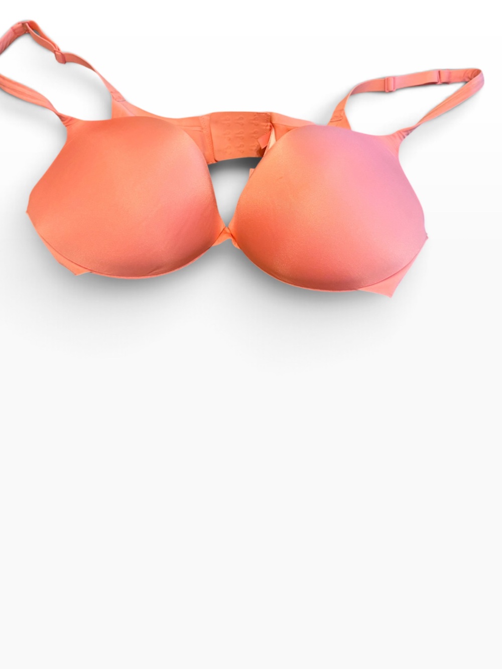 SKIMS Fits Everybody T-Shirt Bra Neon Coral 36C NWOT